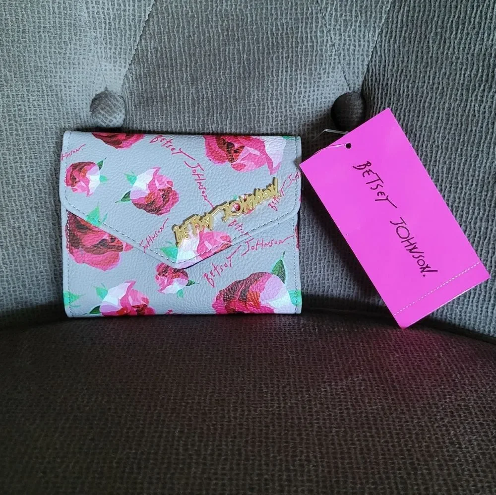 Betsey Johnson XO Lana Flap Wallet- NWT